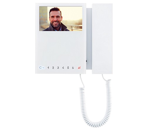 MONITOR MINI BIANCO CON 8 PULSANTI S2 - COE 6701W/8
