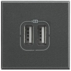 AXOLUTE - CARICATORE USB 2P 1500MA 5V ANT - BTI HS4285C2
