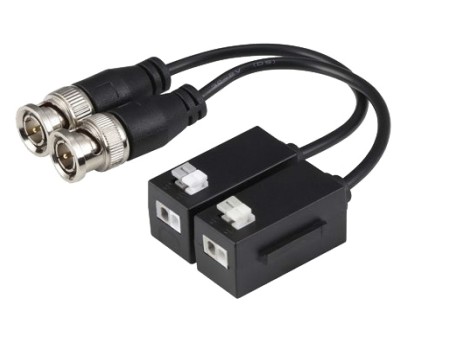 COPPIA VIDEO BALUN PASSIVI 4K HDCVI/TVI/AHD - C1A THBNC4K