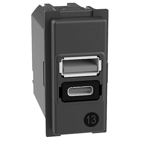 L.NOW - CARICATORE USB TIPO A+C 1M - BTI K4191AC