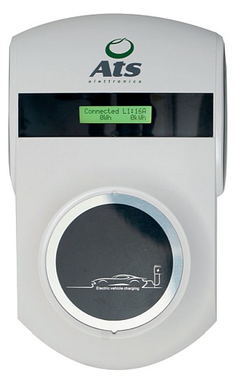 COLONNINA RICARICA REWALL 7,4KW PI54 IK10 3M PRESA E CAVO 4M - ATC RW0702