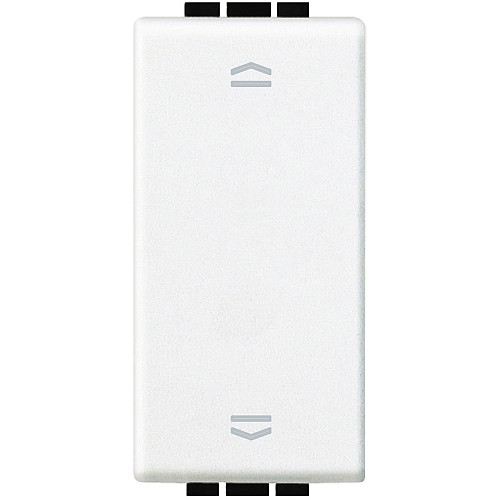 LL - PULSANTE DOPPIO INTERBLOCCATO BIANCO - BTI N4037N