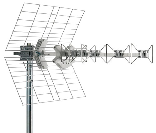 ANTENNA BLU5HD 5G BICONICA 5ELEMENTI UHF CONN.F 694-860MHZ - FRA 217914