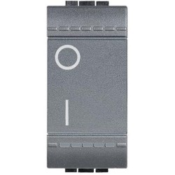 LL - INTERRUTTORE 2P 16A 1M ANTRACITE - BTI L4002N
