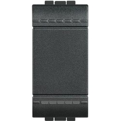 LL - PULSANTE 1P NO 10A 1M ANTRACITE - BTI L4005N
