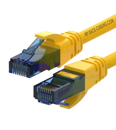 CAVETTO CAT.5E 50CM GIALLO - ERT 405100800