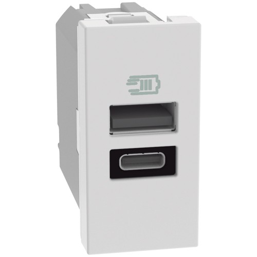 MATIXGO - CARICATORE USB AC 1M BIANCO - BTI JW4191AC