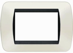 PLACCA 3F PLAST.BIANCO LIVIN-I - PZ.40 - BTI L4803PB