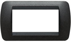 PLACCA 4 MOD.GRAFITE NERO LIVING INTER. - BTI L4804GFN