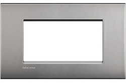 LL - PLACCA 4P NICHEL SATINATO AIR - BTI LNC4804NK