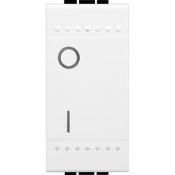 LL - INTERRUTTORE 2P 16A 1M BIANCO - BTI N4002N