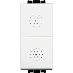 PULSANTE DOPPIO 1P 16A NO LIGH - PZ.10 - BTI N4036