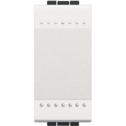 LL - COPRITASTO ILLUM. 1 FUNZ. 1M BIANCO - BTI N4915N
