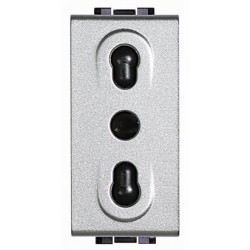 LIGHT TECH - PRESA 2P+T10/16A BIPASSO 10PZ - BTI NT4180