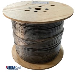 CAVO UTP CAT5E NERO DOPPIA GUAINA LSZH X EST-INTERRATO 24AWG - BETA BNUTP5EDG