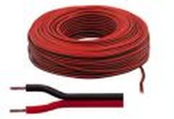 CAVO 2X0.50 PIATTINA ROSSO NERA - CDR CS2X0.50RN