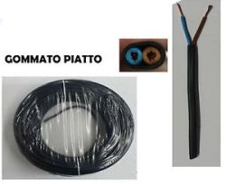 CAVO 2X0.75MM H03VVH2-F SIMILG. PIATTO NERO - CDR SGP2X0.75NE