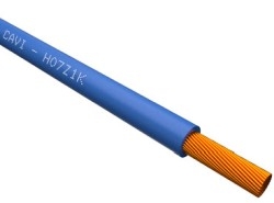 CAVO ANTINCENDIO H07Z1-K 1X1.5 BLU ARMONIZZATO PRIVO DI ALOG - CDR CAVOANTINC1X1.5BL