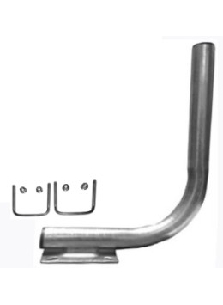SUPPORTO PER PARABOLA 90° D.40 H.40 DIST.25 + KIT-K7 Z/F. - FIA SPP0029K7