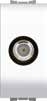 FLEXI' WHITE - PRESA COASSIALE TV SAT PASSANTE CONN. F FEMMI - NUV 14052SAT/WH