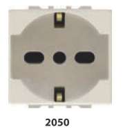 LASER - PRESA UNIVERSALE 2P+T 10/16A - NUV 2050