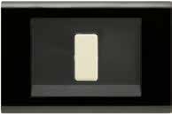 LASER - PLACCA CLICK 1 FORO NERA - NUV 2581/N