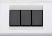 LASER - PLACCA CLICK TL 3 FORI BIANCO - NUV 2583/TL/WH