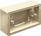 LASER - SCATOLA PARETE 3P AVORIO - NUV 2801/A