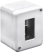LASER- SCATOLA PORTA FRUTTI 1P PER MINICANALE BIANCA - NUV 2821/WH