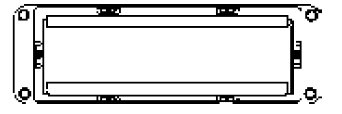 TL - SUPPORTO TL 6 FORI PER PLACCHE LIFE - NUV 2980/6TL