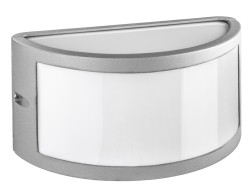 WALLY_OPEN PARETE 52W 230V E27 IP54 GRIGIO - MCA 40205