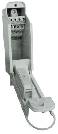 MORSETTIERA DA PALO 4 POLI C/1 PORTAFUSIBILE 10A SERIE MST/B - OEC MSTB14DW