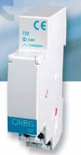 INTERRUTTORE AUTOMATICO T22 LUCE SCALA 1DIN 16A - ORB OB063031