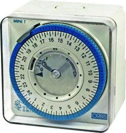 INTERRUTTORE ORARIO ANALOGICO PARETE 3DIN 24H S/RIS. MINI-TD - ORB OB251032