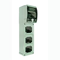 SCATOLA EST X 3PR CEE 16A+ 4 DIN IP55 - PAL 579823