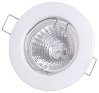 FARETTO FISSO ROTONDO INCASSO GU10 BIANCO - POP 400571BI-GU10