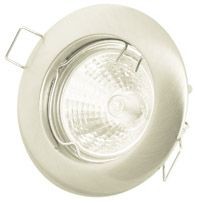 FARETTO FISSO ROTONDO INCASSO GU10 SATINATO - POP 400571ST-GU10