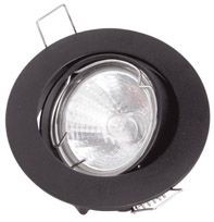 FARETTO ORIENTABILE ROTONDO INCASSO GU10 NERO - POP 400572NE-GU10