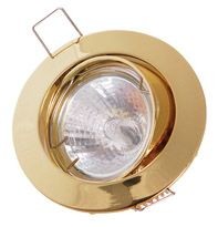FARETTO ORIENTABILE ROTONDO INCASSO GU10 ORO - POP 400572OR-GU10