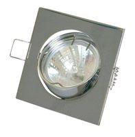 FARETTO ORIENTABILE QUADRATO INCASSO GU10 CROMO - POP 400619CR-GU10