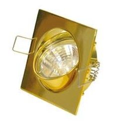 FARETTO ORIENTABILE QUADRATO INCASSO GU10 ORO - POP 400619OR-GU10