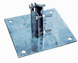 BASE PIANA 160X160 X PALI D.25/50 4FORI - SEM 6112