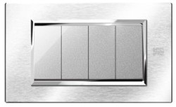 PLACCA ALU CROMO SPAZZ 4M - UTD 13904.CS