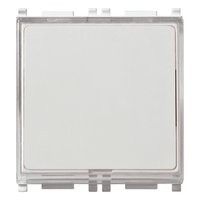 PULSANTE TARGHETTA 1P NO 10A 250V BIANCO - VIW 14050