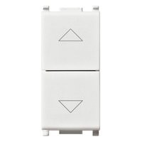 DUE PULSANTI INTERBL.1P NO+NO10A BIANCO - VIW 14062