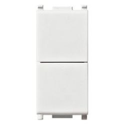 DUE PULSANTI INDIPEND.1P NO+NO10A BIANCO - VIW 14066