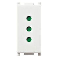 PRESA 2P+T 10A P11 BIANCO - VIW 14201