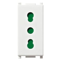 PRESA 2P+T 16A P17/11 BIANCO - VIW 14203