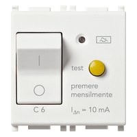 INTERRUTTORE MTDIFF. 1P+N C6 10MA BIANCO - VIW 14411.06