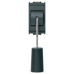 PULSANTE 1P NO 10A TIRANTE GRIGIO - VIW 16084